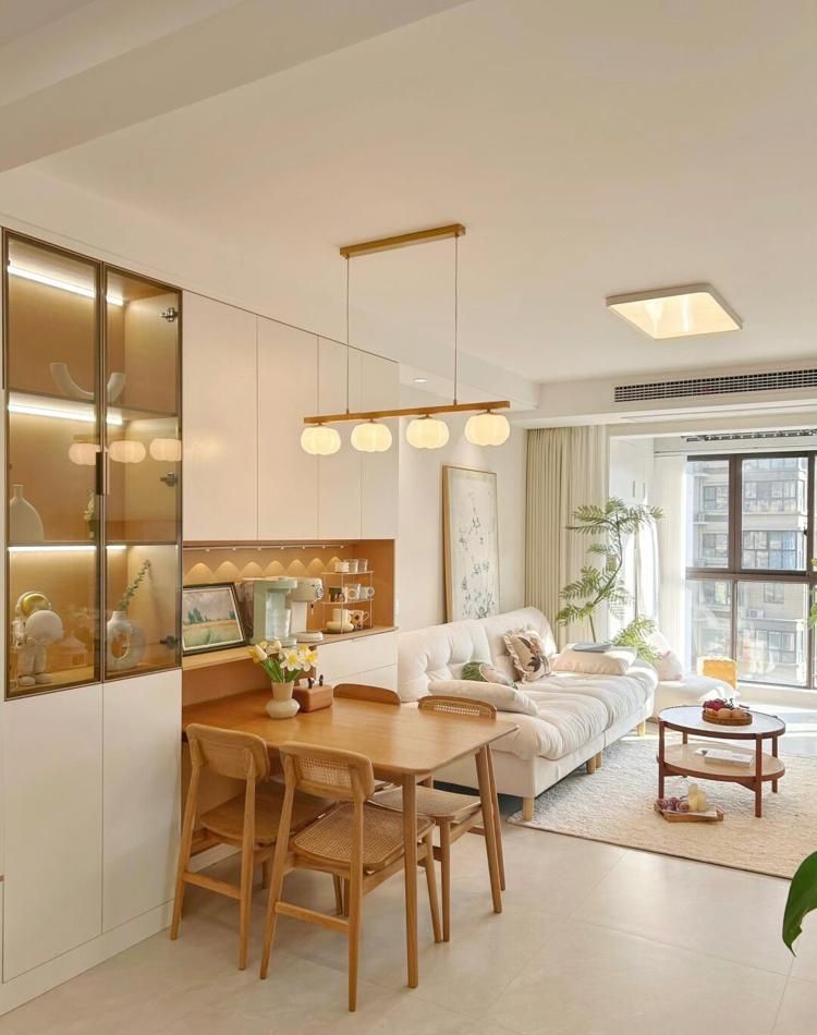 原木风不铺木地板，这样装修，既敞亮又温馨 - 家居知识