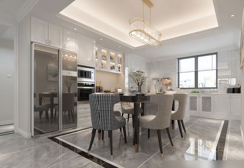 130㎡的家装简约美式，简洁有设计感，整体那叫一个高大上，很美 - 家居知识