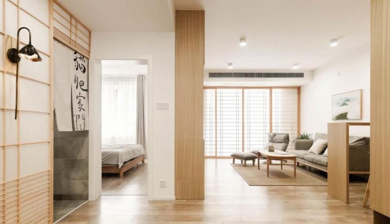 她将110㎡新房打造成日式小清新，进门就留空，看起来超宽敞 - 家居知识