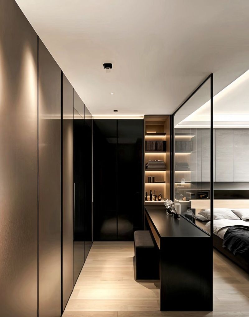 2.7㎡就给卧室，做了个简单实用的步入式衣帽间！ - 家居知识