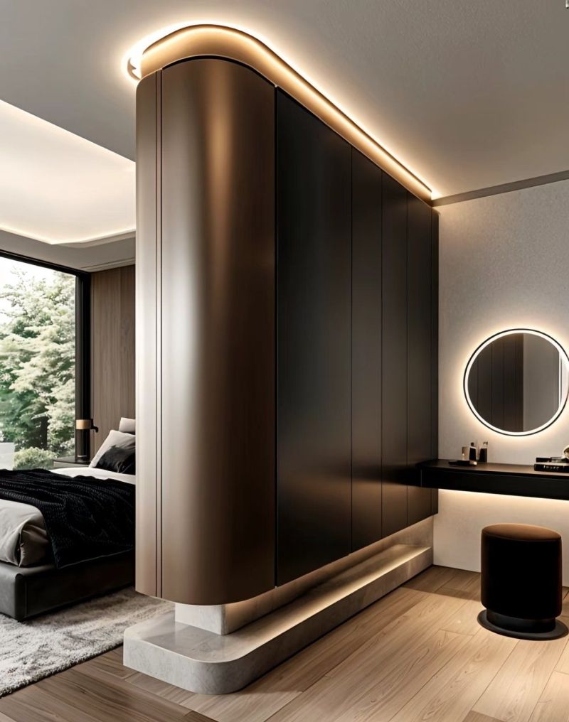 床旁拥有个这样的4m²衣帽间，幸福感直接拉满，谁懂啊！ - 家居知识