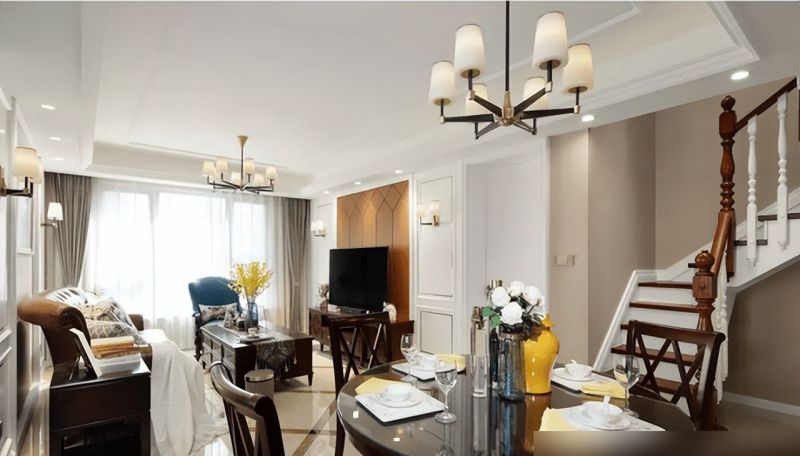 武汉夫妇婚房执意买复式，130㎡装成美式轻奢，邻居说满眼羡慕 - 家居知识
