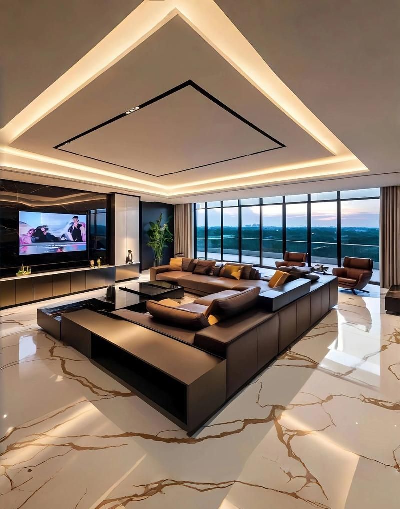 轻奢风太拿得出手！电视墙都像是来报恩的！ - 家居知识