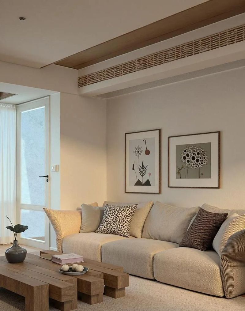 悬空柜加端景穿插中古原木风最懂氛围感，好久没发中古原木风了。 - 家居知识