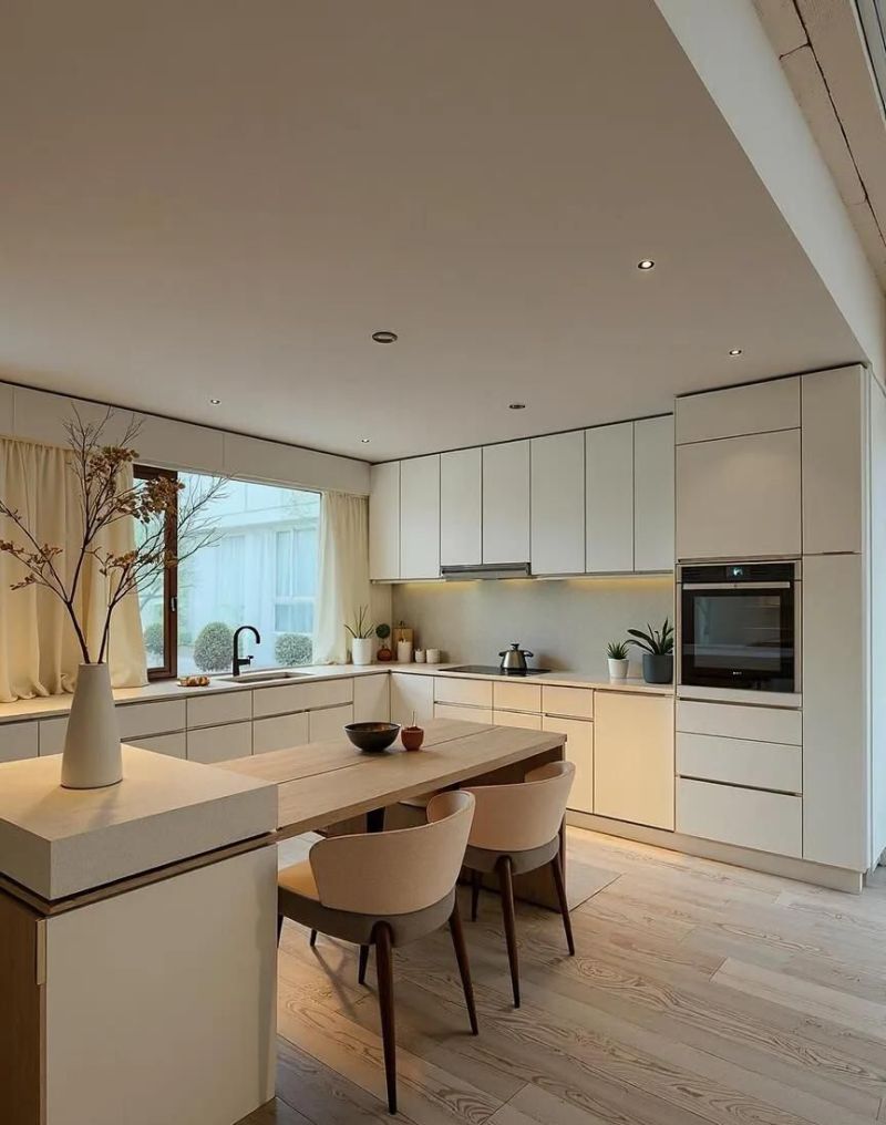 悬空柜加端景穿插中古原木风最懂氛围感，好久没发中古原木风了。 - 家居知识