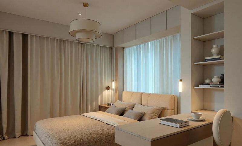 悬空柜加端景穿插中古原木风最懂氛围感，好久没发中古原木风了。 - 家居知识