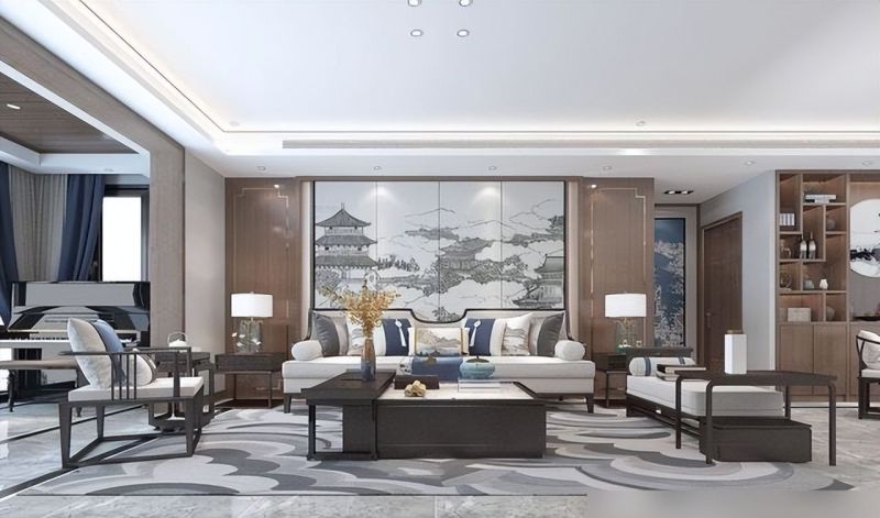 这套新中式风装修，只有160平米，整体优雅大气，邻居都纷纷模仿 - 家居知识