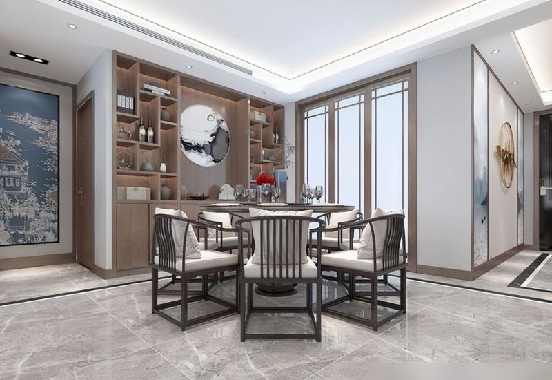 这套新中式风装修，只有160平米，整体优雅大气，邻居都纷纷模仿 - 家居知识