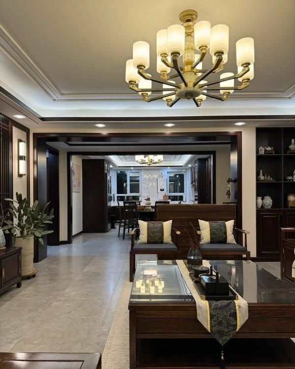 河北女主晒出224㎡顶层复式的家，新中式风格装修，那叫一个高级 - 家居知识