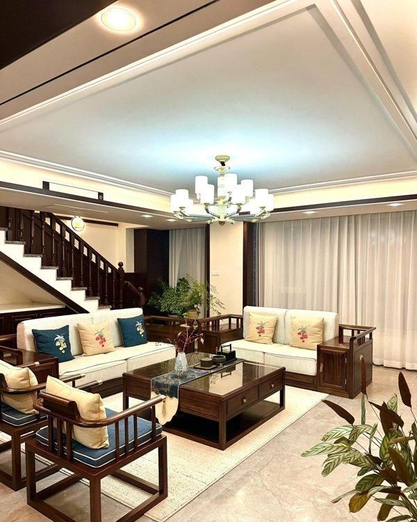 河北女主晒出224㎡顶层复式的家，新中式风格装修，那叫一个高级 - 家居知识