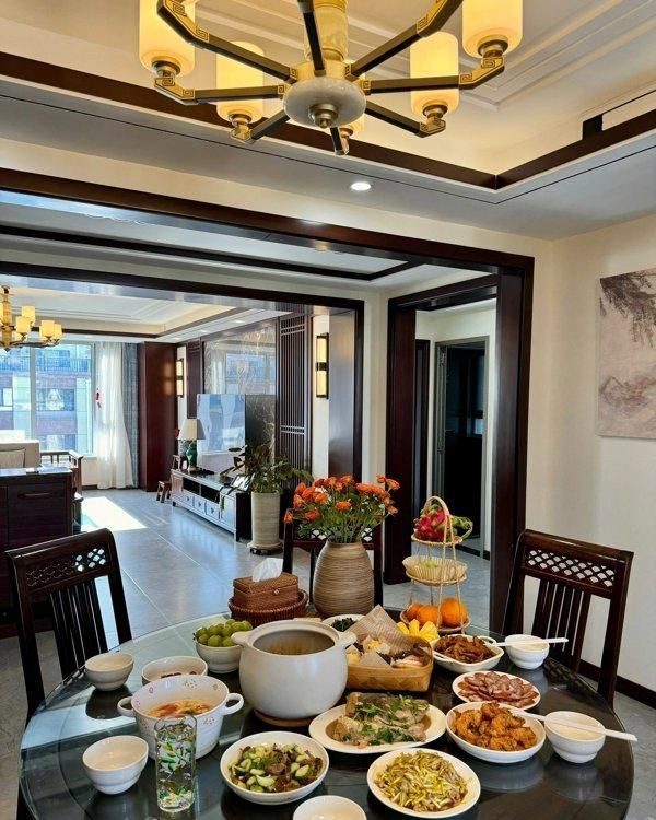 河北女主晒出224㎡顶层复式的家，新中式风格装修，那叫一个高级 - 家居知识