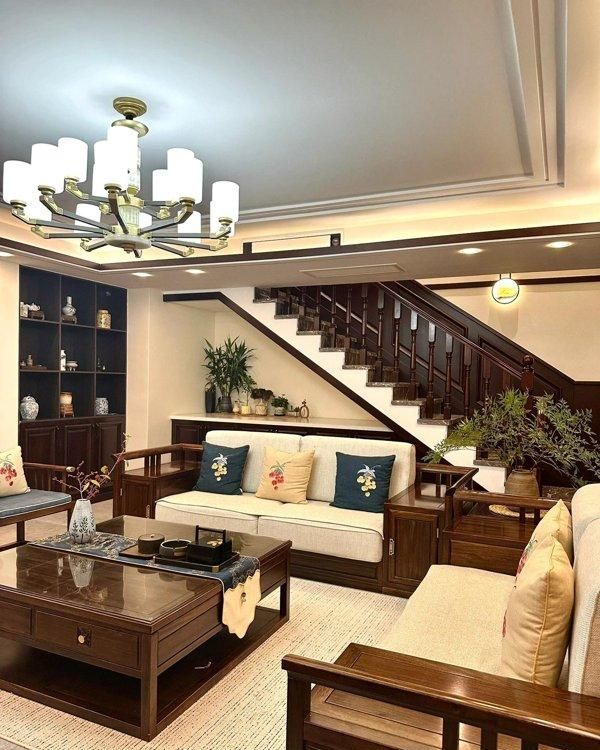 河北女主晒出224㎡顶层复式的家，新中式风格装修，那叫一个高级 - 家居知识