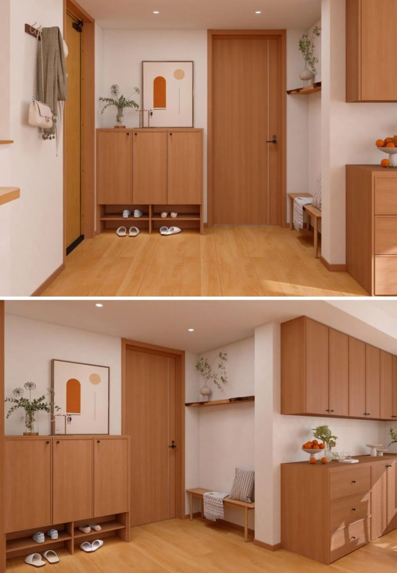 一眼便沦陷的现代日式风，这静谧的木纹肌理感，好舒适！ - 家居知识