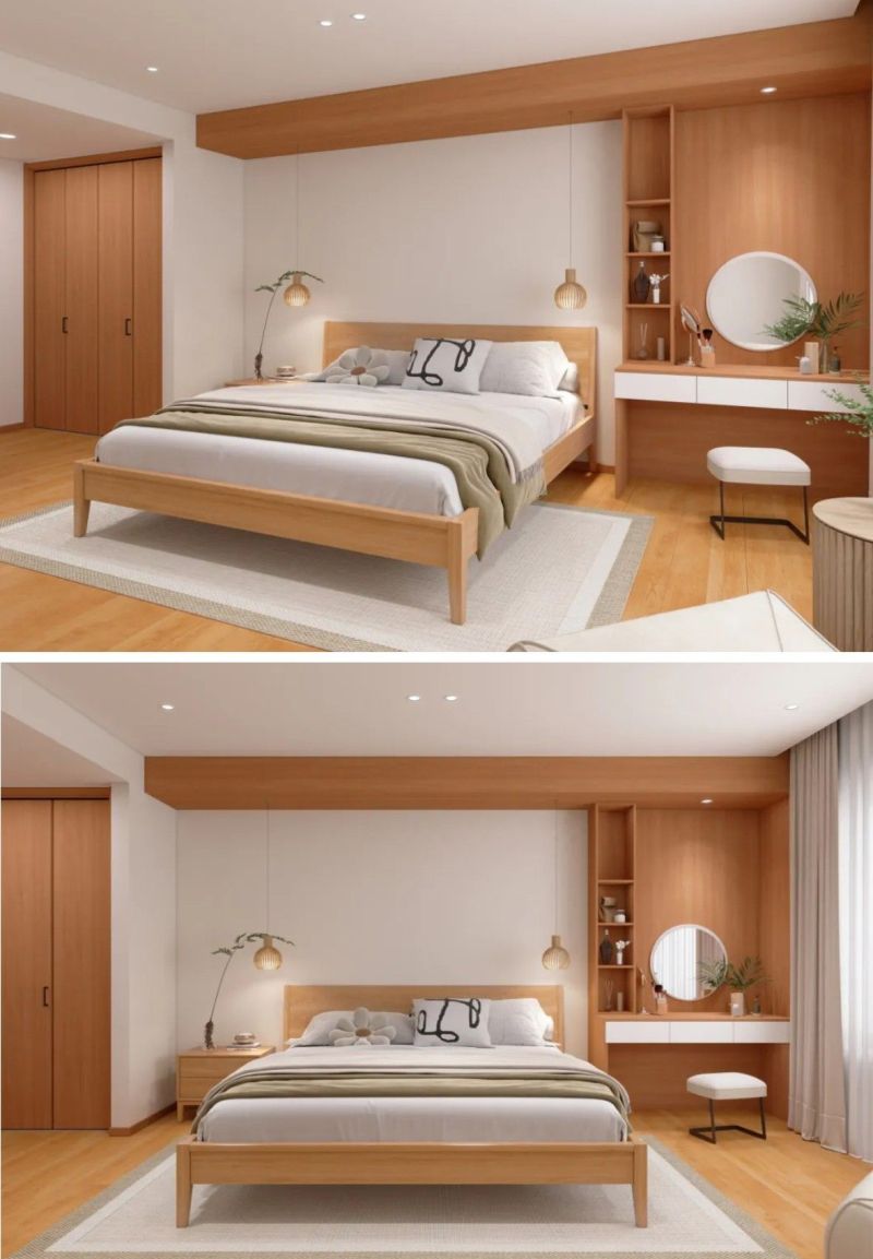 一眼便沦陷的现代日式风，这静谧的木纹肌理感，好舒适！ - 家居知识