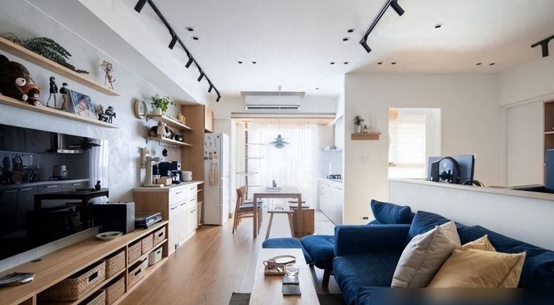 年轻夫妻改造66㎡日式风，全屋收纳翻倍、原地扩容，网友狂赞实用 - 家居知识