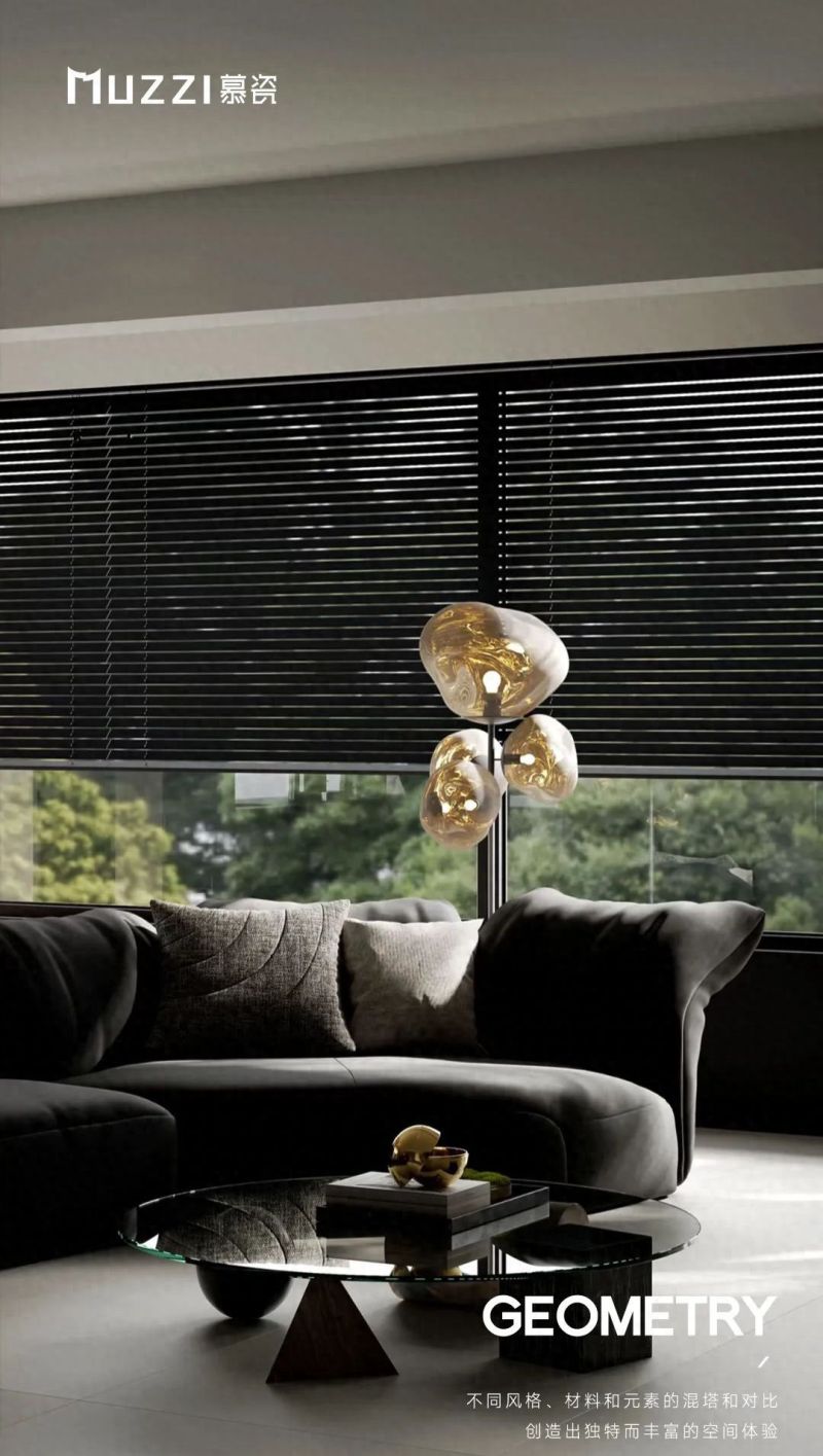 后现代风与绣2.0的完美碰撞，慕瓷MUZZI陶瓷装修实景案例