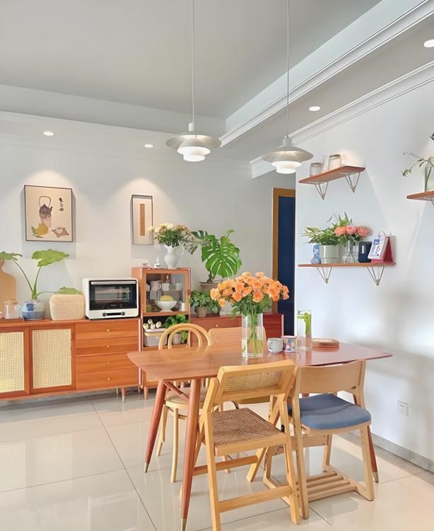 原木风不铺木地板，这样装修，既敞亮又温馨 - 家居知识