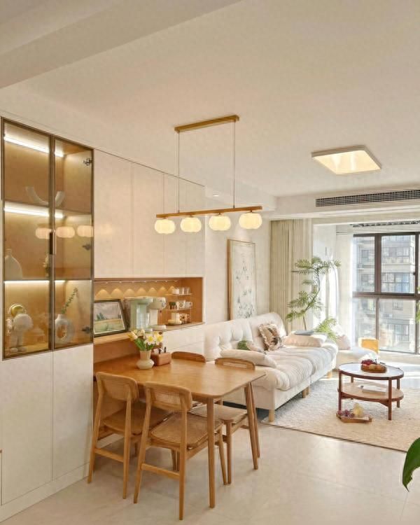 原木风装修不铺木地板？这样设计既通透又温暖