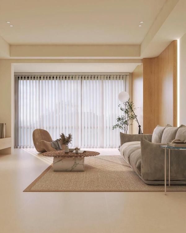 原木风不铺木地板，这样装修，既敞亮又温馨 - 家居知识