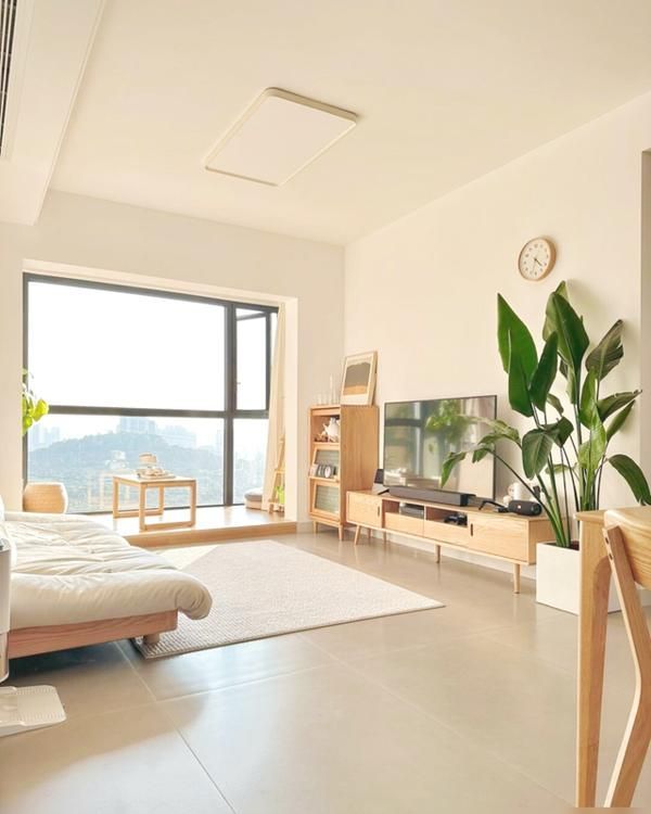 原木风不铺木地板，这样装修，既敞亮又温馨 - 家居知识