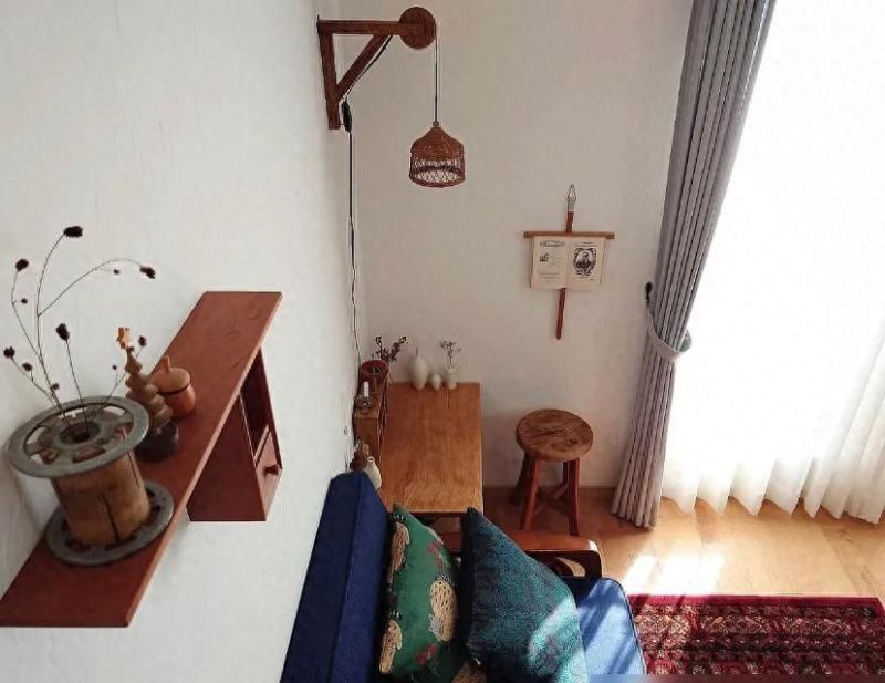 原木风小户型，打造清新自然的舒适家居氛围