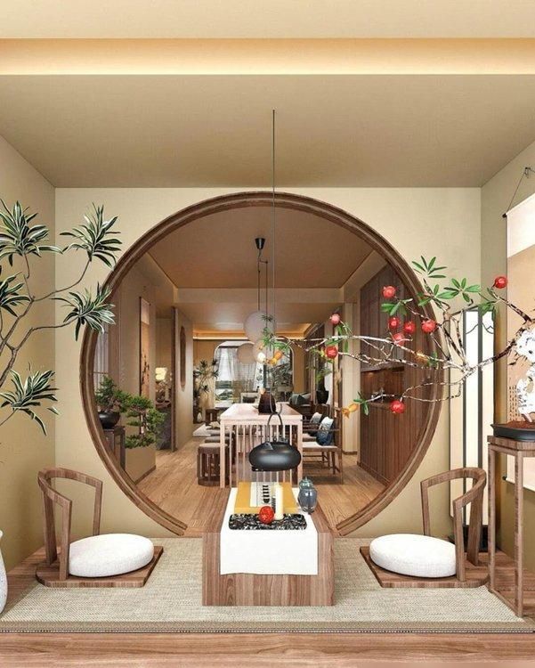 新中式真的太会装了！茶室都被装成了风景线 - 家居知识