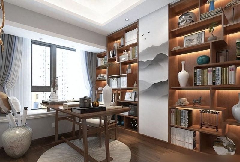 武汉夫妻新中式风装修，全屋充满了文化艺术气息，真的很有品味 - 家居知识