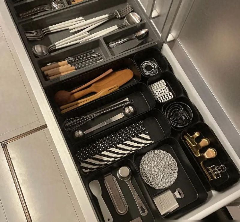 超爱日式厨房的简洁利落设计！