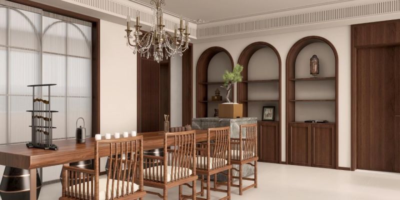 梦天杯案例赏析丨150m²法式慵懒撞上中古质感，CP感直接拉满 - 家居知识