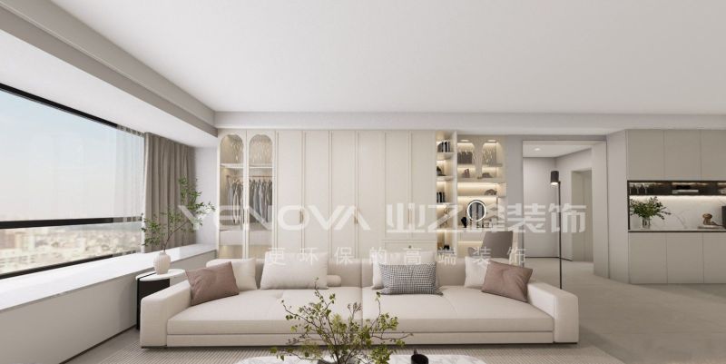 唐山湖岸缇香130平方米现代简约风格装修效果案例|业之峰装饰 - 家居知识