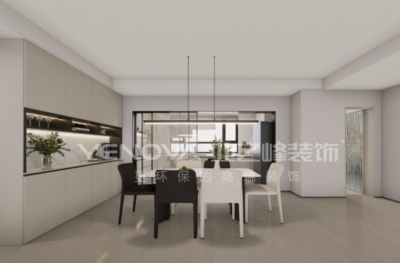 唐山湖岸缇香130平方米现代简约风格装修效果案例|业之峰装饰 - 家居知识