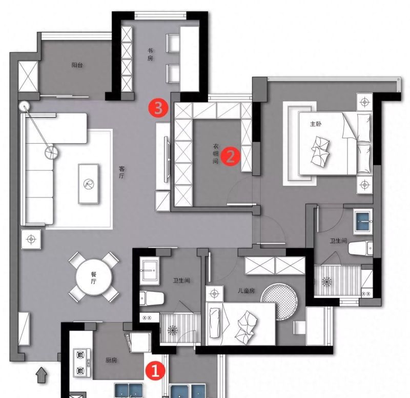 北欧风与复古元素混搭，打造自由舒适的艺术之家