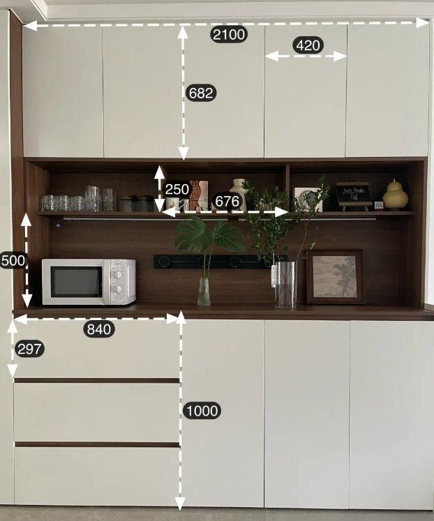 装修最大的坑，就是餐厅做餐边柜！看看邻居家的做法，太高级了 - 家居知识