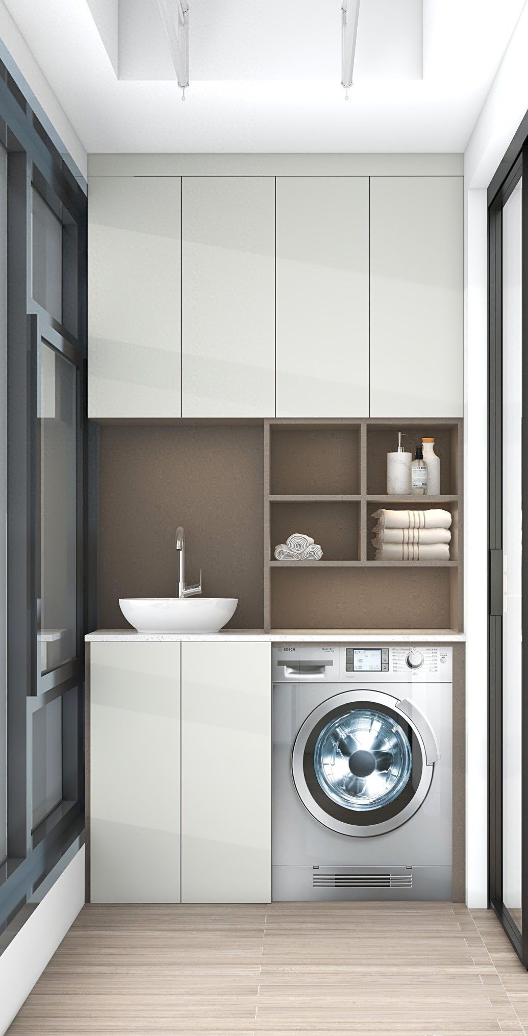 阳台逆袭记，从晾衣角落变身全能C位的定制设计