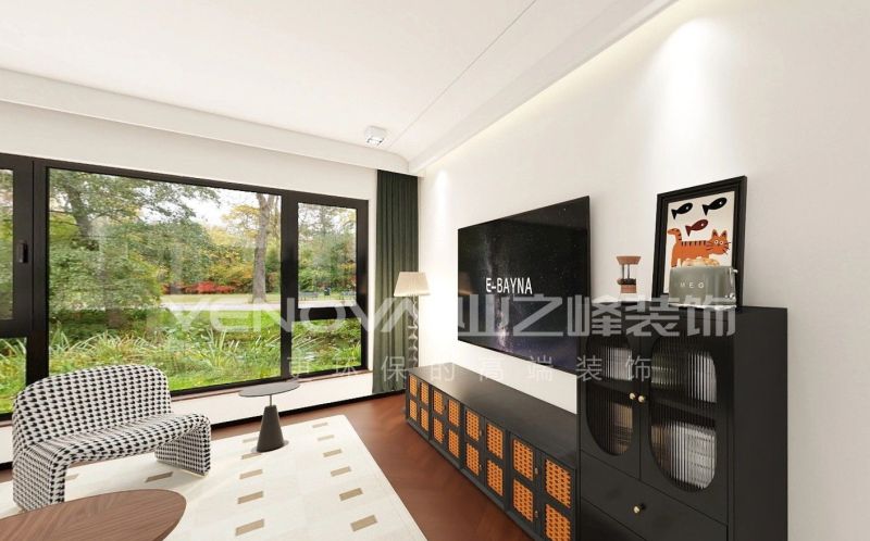 唐山禾木花苑95平方米中古风格装修效果案例|业之峰装饰 - 家居知识