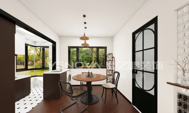 唐山禾木花苑95平方米中古风格装修效果案例|业之峰装饰 - 家居知识