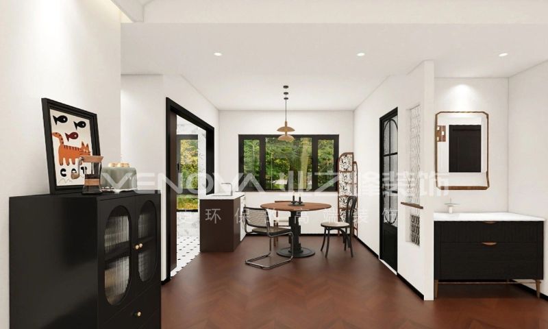 唐山禾木花苑95平方米中古风格装修效果案例|业之峰装饰 - 家居知识