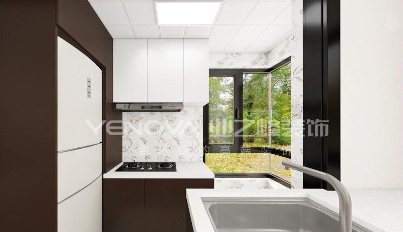 唐山禾木花苑95平方米中古风格装修效果案例|业之峰装饰 - 家居知识