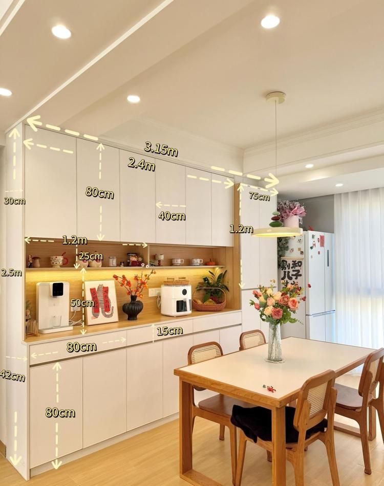 神仙木工打的餐边柜，真的好绝啊，快来抄作业！ - 家居知识