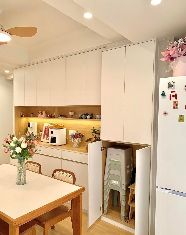 神仙木工打的餐边柜，真的好绝啊，快来抄作业！ - 家居知识