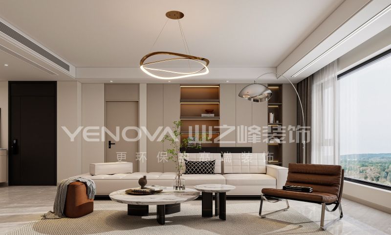 唐山陕建唐沣壹号院166平米现代轻奢风格装修效果案例|业之峰装饰​ - 家居知识