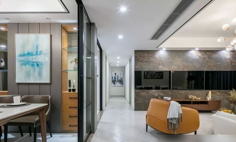 135㎡轻奢现代风，简约而有质感，在亲戚面前赚足了面子！ - 家居知识