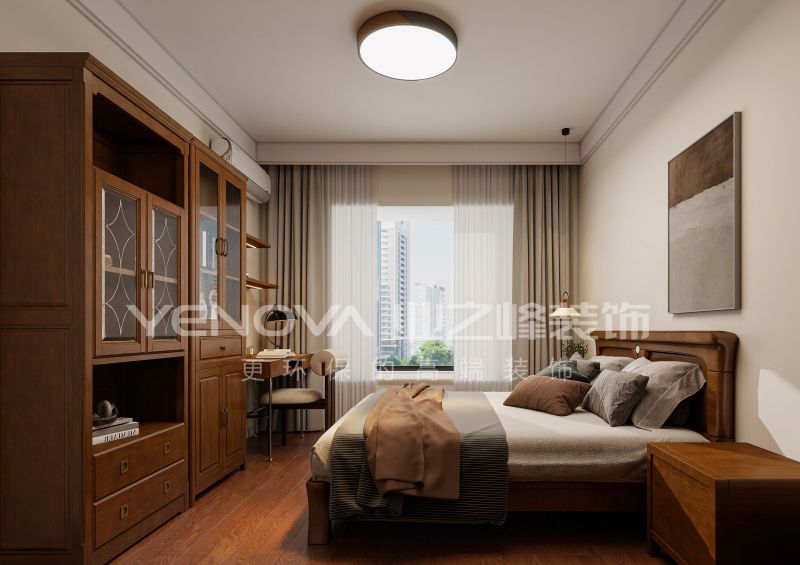 唐山凤凰世嘉150平方米新中式风格装修效果案例|业之峰装饰 - 家居知识