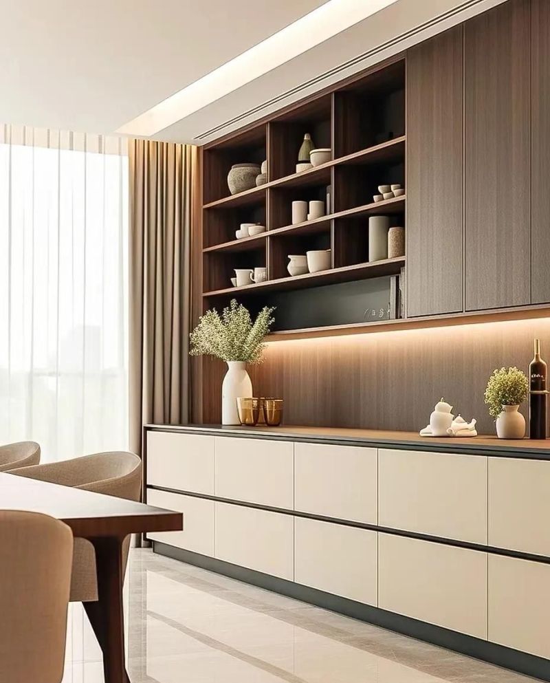 餐边柜是家里经常使用的定制柜，来看看怎么设计更合理吧 - 家居知识