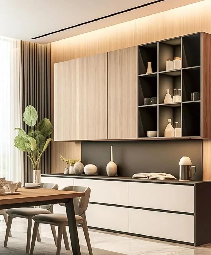 餐边柜是家里经常使用的定制柜，来看看怎么设计更合理吧 - 家居知识