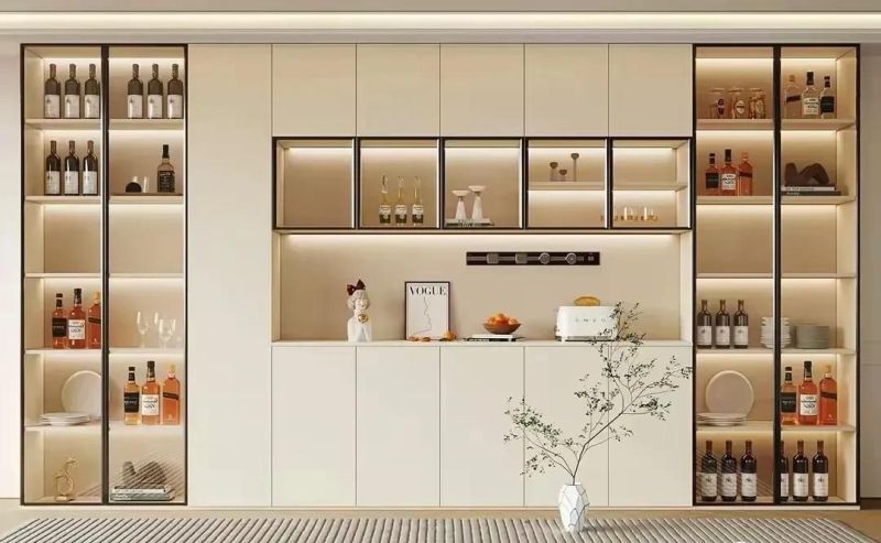 餐边柜是家里经常使用的定制柜，来看看怎么设计更合理吧 - 家居知识