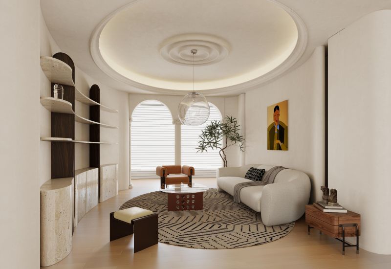 侘寂与现代的灵魂共振踏入这个空间，像误闯进一座流动的艺术展馆 - 家居知识