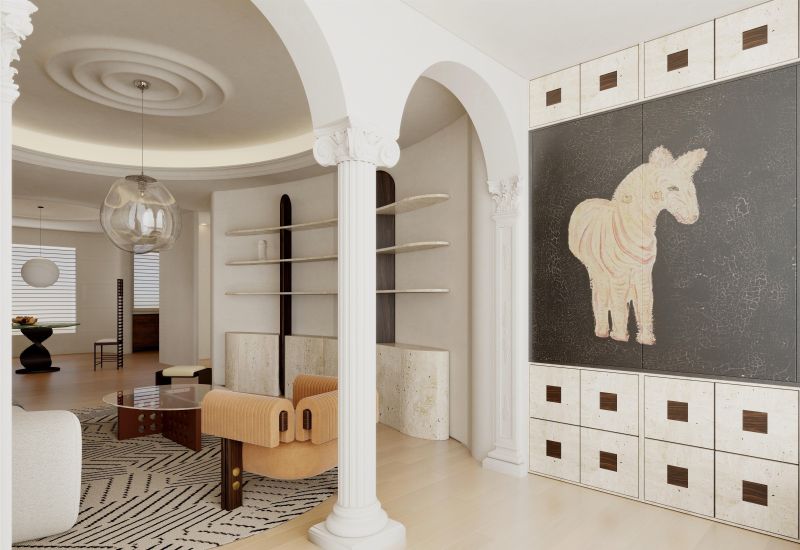 侘寂与现代的灵魂共振踏入这个空间，像误闯进一座流动的艺术展馆 - 家居知识