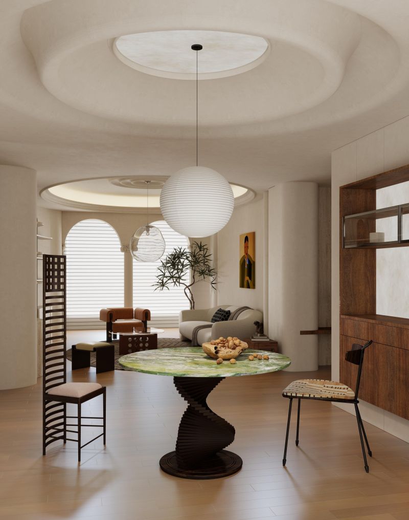 侘寂与现代的灵魂共振踏入这个空间，像误闯进一座流动的艺术展馆 - 家居知识