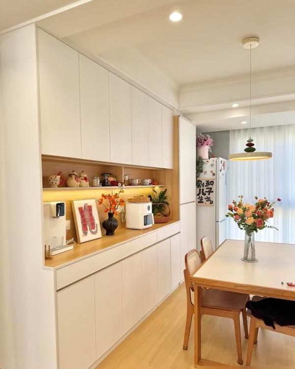 神仙木工打的餐边柜，真的好绝啊，快来抄作业！ - 家居知识